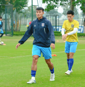Cựu tuyển thủ U23 Phạm Hoàng Lâm trở lại sân cỏ sau một năm gián đoạn